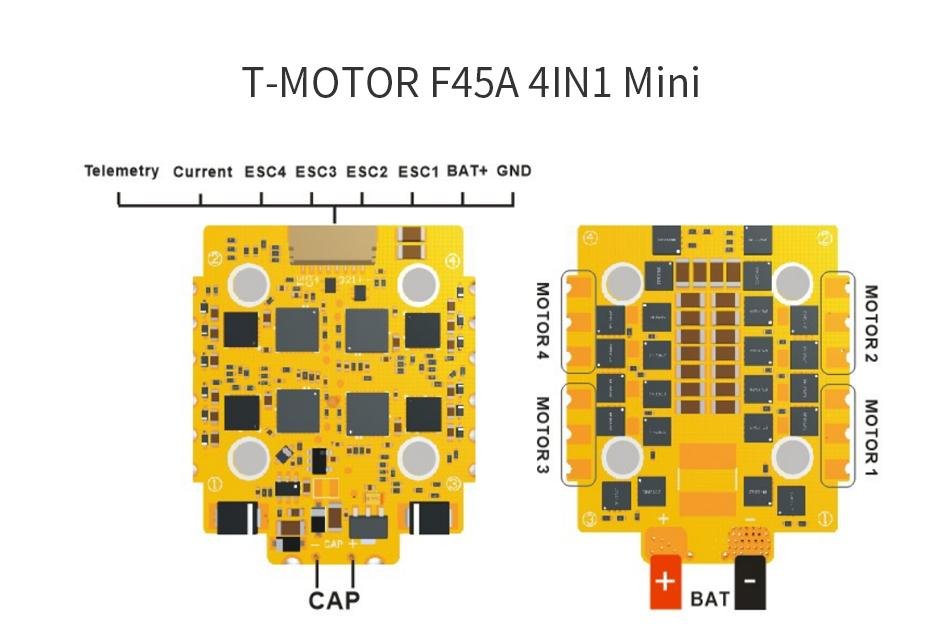 Mini F45A ESC Wiring Diagram